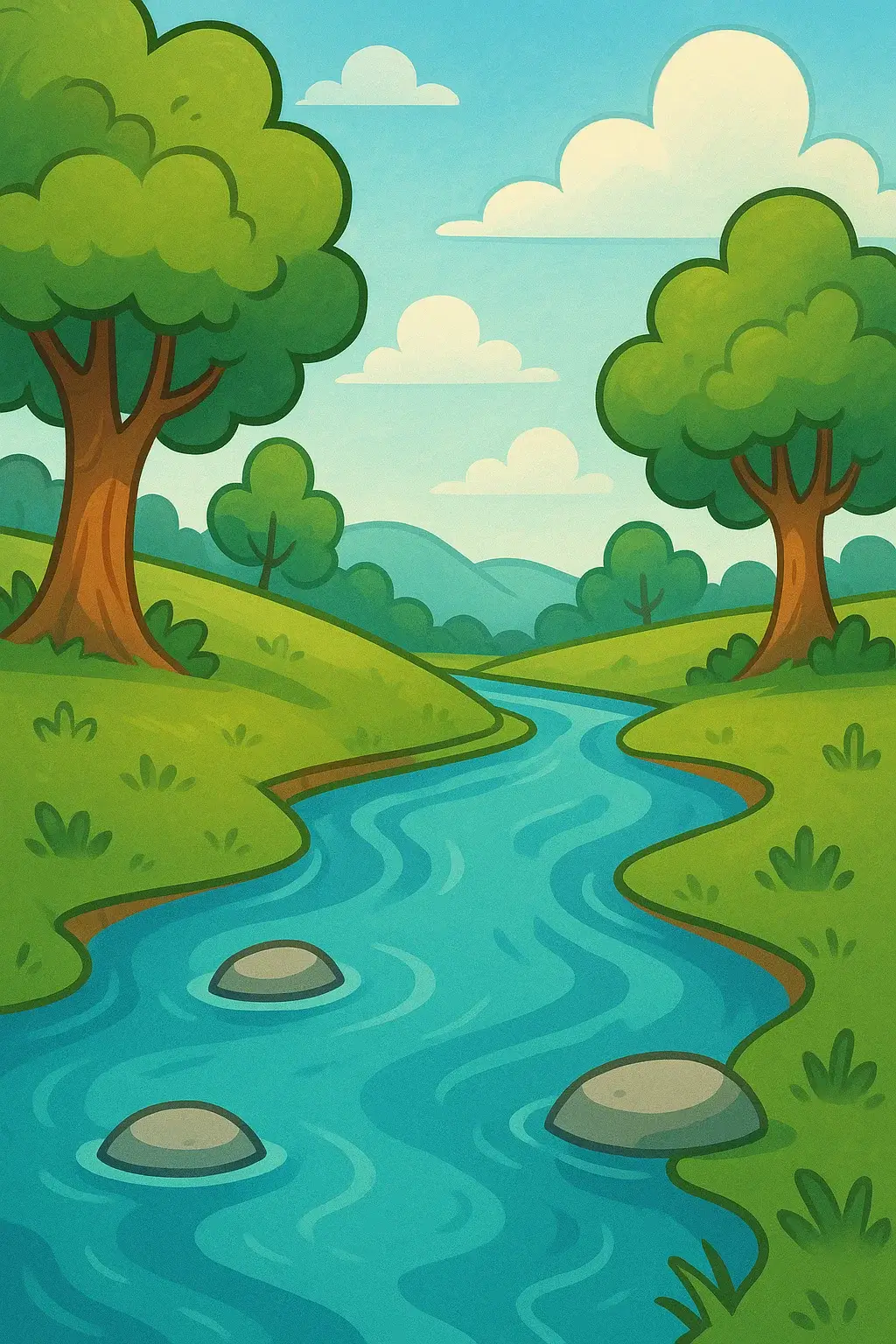 Spielszene: Fluss
